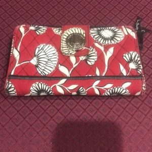 Gently used Vera Bradley Twist open wallet